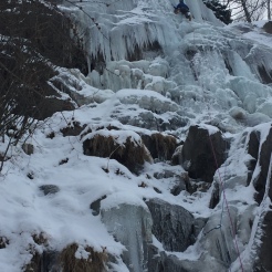 Ice climbing in Chamonix