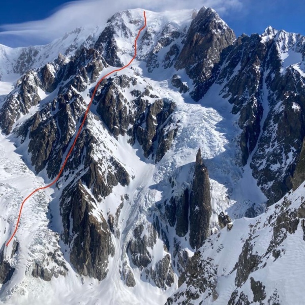 West Face of Mont Blanc – Benedetti